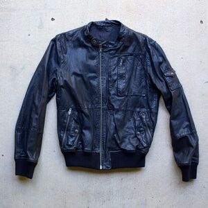 Leather Bomber